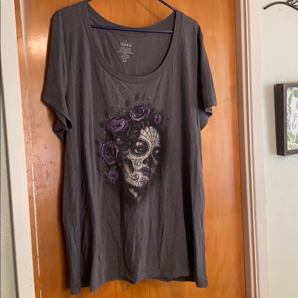 Torrid brand Muerta Scoop neck shirt